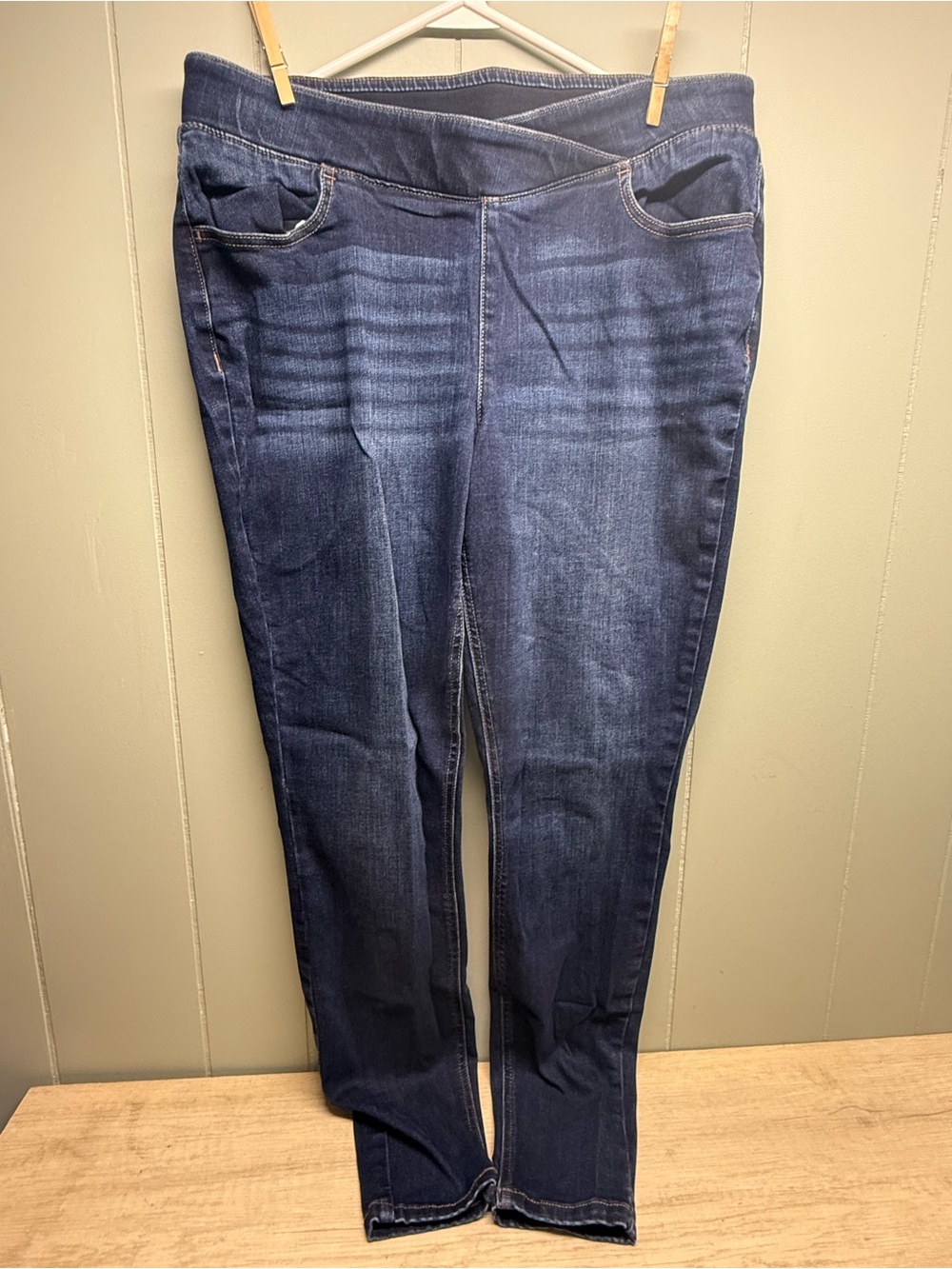 Maurices Dark Blue Skinny Jeans